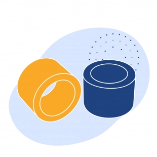 Втулка бронзовая 50 мм БрО10Ф1