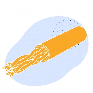 Кабель связи бронированный 500 пар 0.5 мм ТППэпБбШп ГОСТ 31943-2012