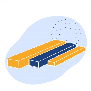 Профиль стальной прямоугольный сварной 160х140х6 мм ст10 ГОСТ 30245-2003