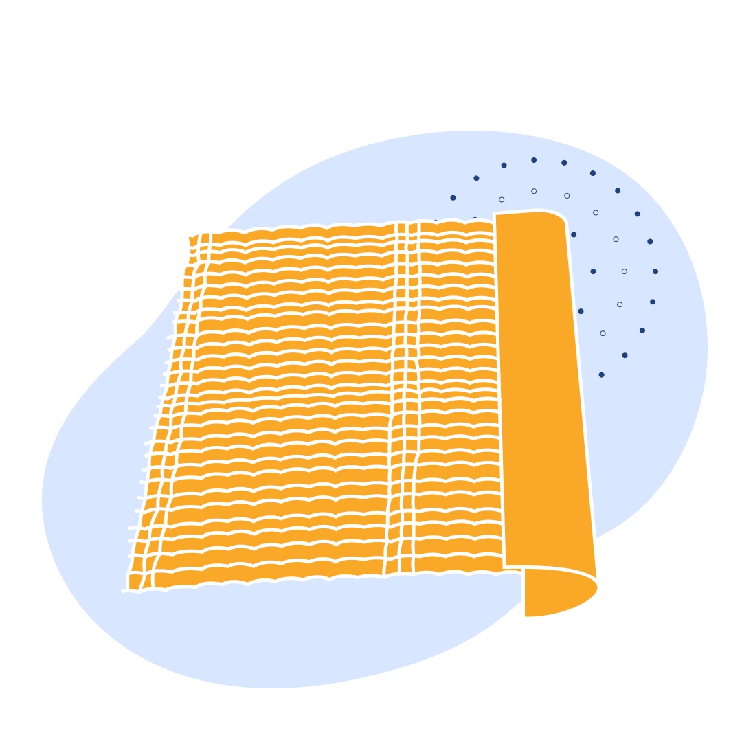 Сито с фальцами квадратная ячейка 45x10 мм