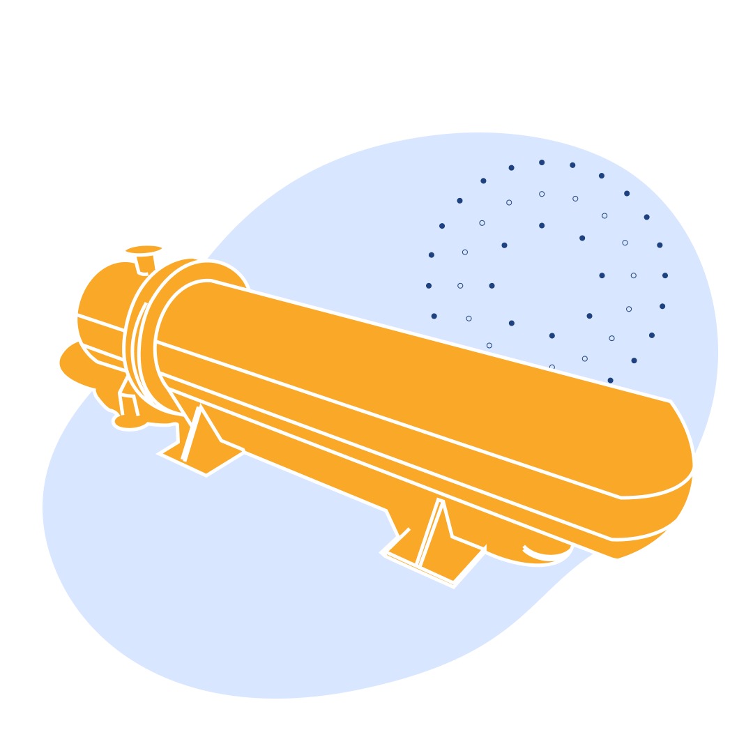 Пароводяной подогреватель 176 шт 2.94 Гкал/час 83.5 т/час 480x3630 мм 24.4 м2