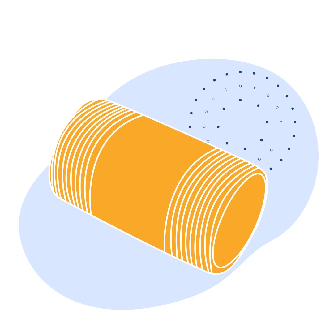 Сгон нержавеющий Ду 20 мм AISI 304