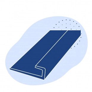 L-образный профиль стальной 25х25х3 мм ст8 ГОСТ 8509-93