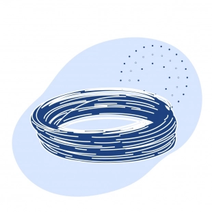 Проволока оцинкованная канатная 1 мм 08кп ГОСТ 7372-79