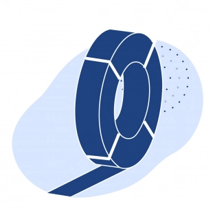 Штрипс с полимерным покрытием 0.2 мм ГОСТ 34180-2017